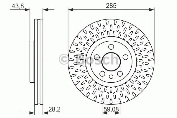 BOSCH - 0 986 479 114 - Тормозной диск (пр-во Bosch)