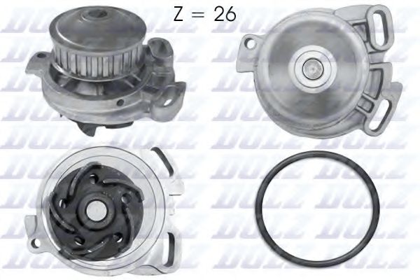 DOLZ - A152 - Водяна помпа Audi 80 1,9-2,0-2,3B 80-