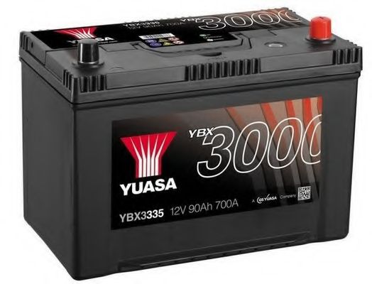 YUASA - YBX3335 - АКБ Yuasa Professional RP(-/+) 90Ah 700A 303x174x222