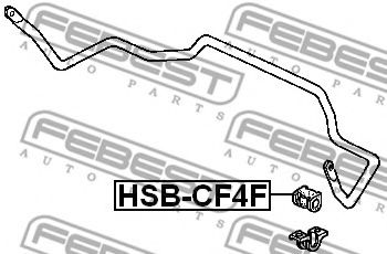 FEBEST - HSB-CF4F - Втулка стабіліз.перед.серед. Honda Accord CG (5D) 98-02