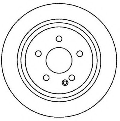 JURID - 562263JC - Гальмівний диск задній Mercedes Viano (W639), Vito (W639)