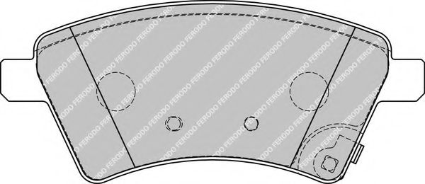 Колодки гальм.перед. Fiat Sedici 06/06-,Suzuki SX4 06/06-