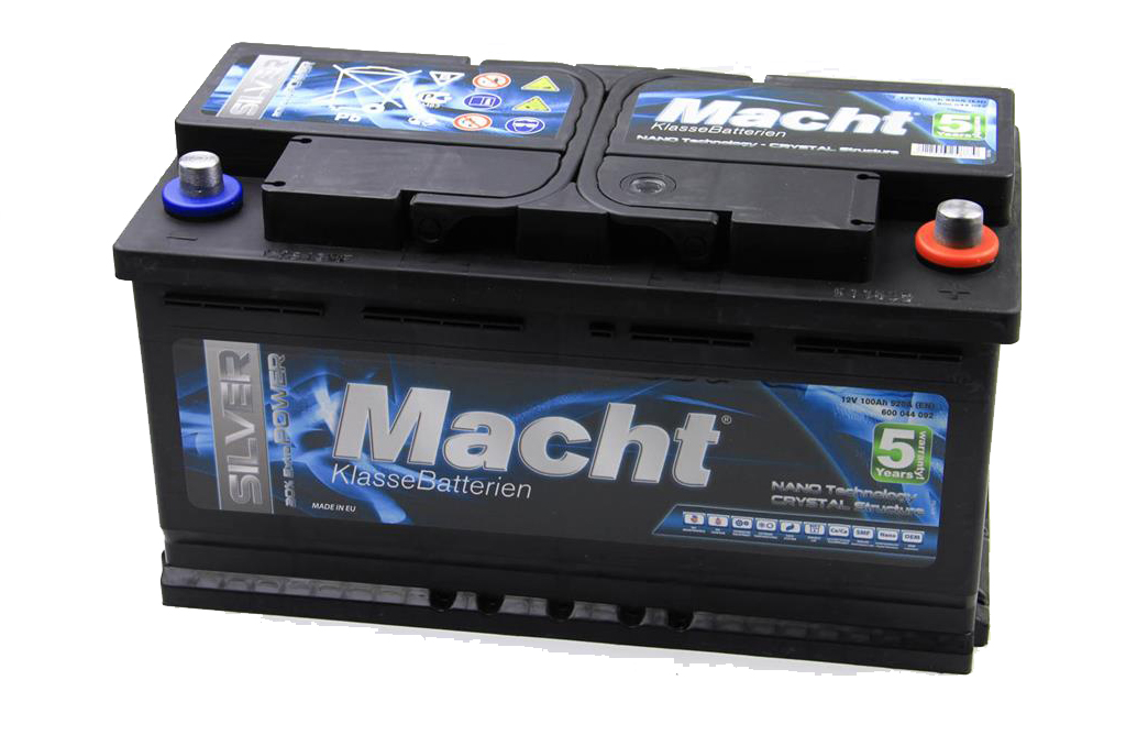 MACHT - 25877 - АКБ SILVER 100Ah 920A R+ 353×175×190 L5