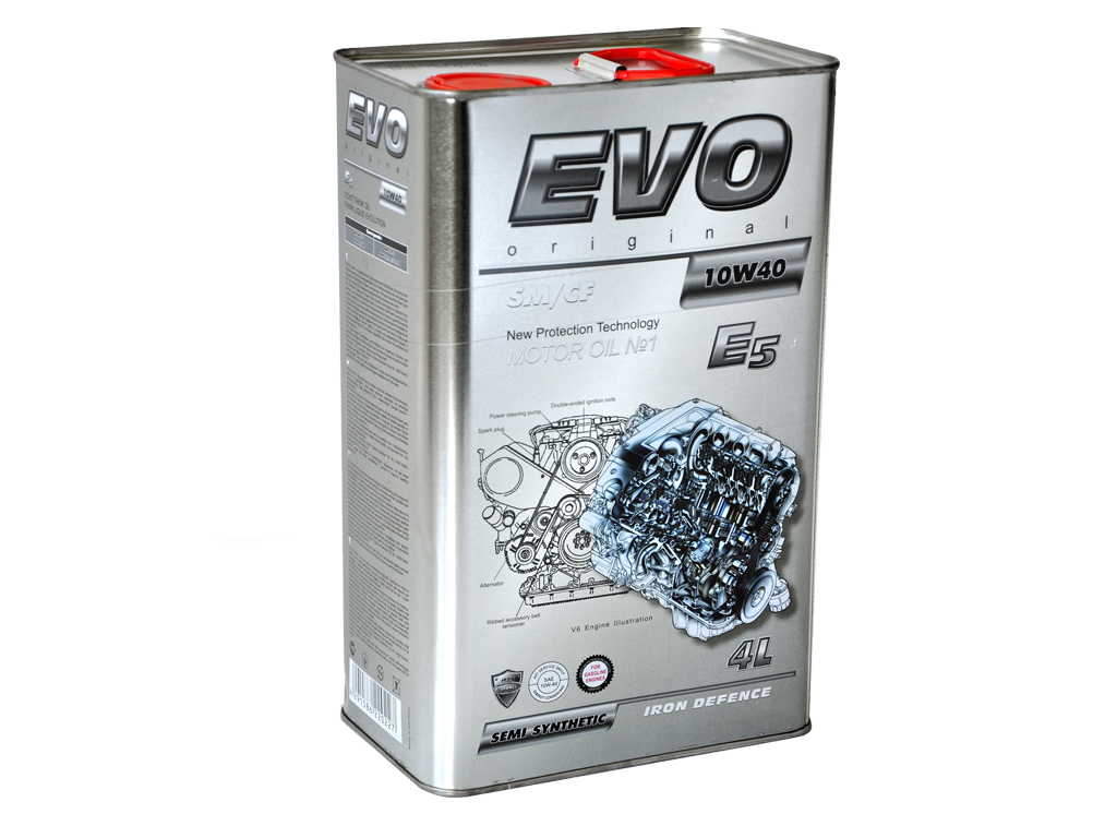 EVO - EVO E5 10W40 4L - Олива двигуна 4L EVO E5 10W40