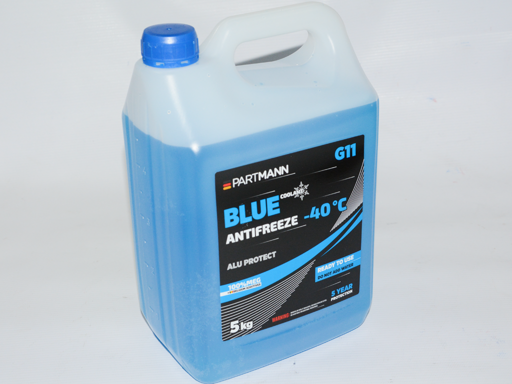 PARTMANN - PM04.0007 - Антифриз синій G11 5kg -36C (готовий)