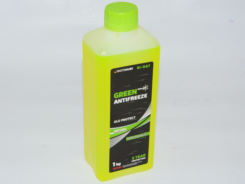Антифриз зелений G11 (SI-OAT) 1kg (концентрат)