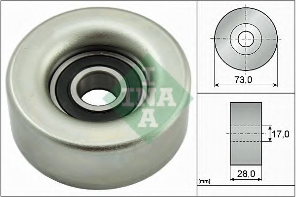 Ролик паска приводного Mazda 2 1.3I, 1.5I 2011/05-, 3 (Bk) 1.6 03-09