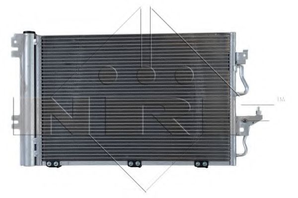 NRF - 35555 - Радіатор кондиціонера Opela Astra H 04-/Zafira B 05-