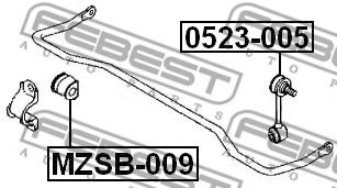 FEBEST - 0523-005 - ТЯГА СТАБИЛИЗАТОРА ЗАДНЯЯ (MAZDA 6 GG 2002-2008) FEBEST