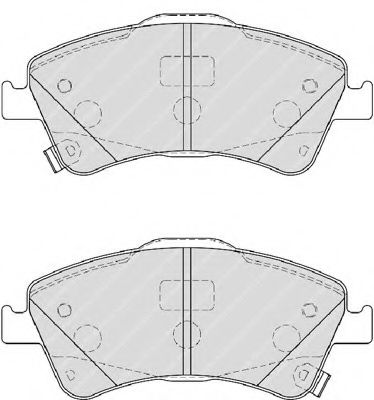 Гальмівні колодки дискові перед.Toyota Avensis 09-/Corolla 07-