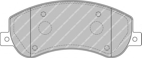 FERODO - FVR1928 - Колодки гальмівні дискові