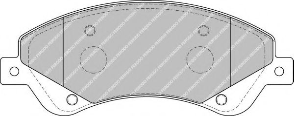 FERODO - FVR1929 - Колодки гальмівні дискові