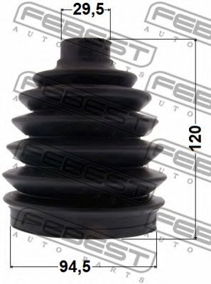 FEBEST - 0417P-V97WF - Пыльник ШРУСа наруж. VW,AUDI,SEAT,SKODA  (пр-во FEBEST)