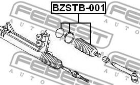 FEBEST - BZSTB-001 - Пильовик кермової тяги лів/прав 187mm 16,5mm/64,5mm MB M (W163) 2.3-5.4 02.98-06.05