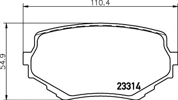 TEXTAR - 2331401 - ТОРМОЗНЫЕ КОЛОДКИ (дисков торм.)