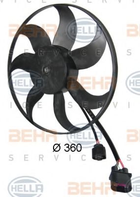 BEHR HELLA SERVICE - 8EW 351 039-171 - Вентилятор радіатора