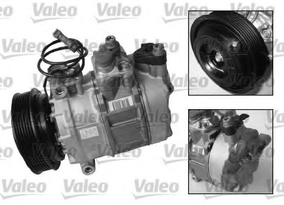VALEO - 813166 - Компресор кондиціонера AUDI A4, A6, A8; SKODA Superb; VW Passat (вир-во VALEO)
