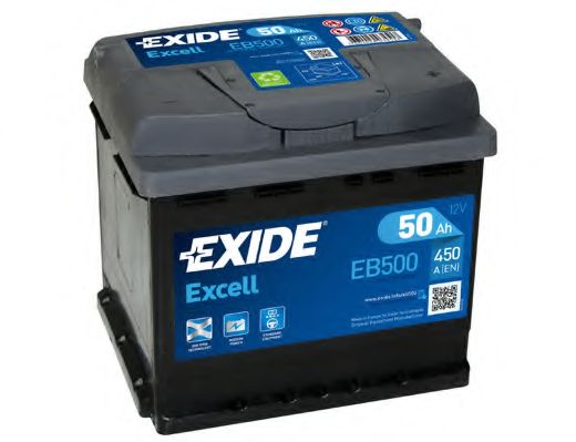 EXIDE - _EB500 - Аккумулятор   50Ah-12v Exide EXCELL(207х175х190),R,EN450