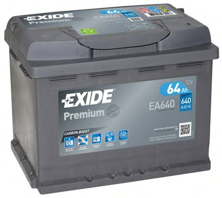 EXIDE - _EA640 - АКБ Exide Premium 64Ah-12V (-/+)(242х175х190)