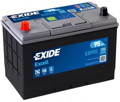 EXIDE - _EB955 - Батарея акумуляторна Exide Excell 12В 95Аг 720А(АЗІЯ) L+