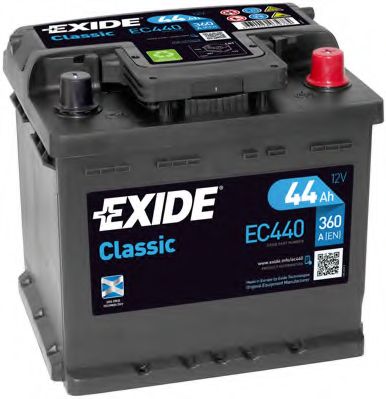 EXIDE - _EC440 - Аккумулятор   44Ah-12v Exide CLASSIC(207х175х190),R,EN360