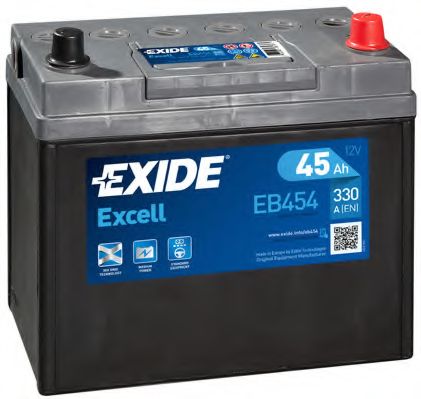 EXIDE - _EB454 - Аккумулятор   45Ah-12v Exide EXCELL(234х127х220),R,EN330