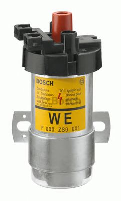 BOSCH - F 000 ZS0 001 - Котушка запалювання Opel Kadett/Omega A1,8/2,0 OHC 90-; 2,4/2,6/3,0 CIH 90-
