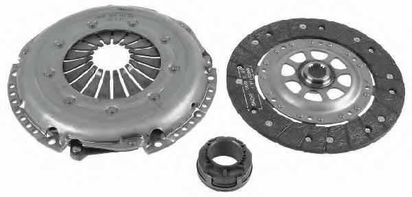 К-т зчеплення 228mm Audi A4/Skoda Super B/VW Passat 3B3/3B6 1,9TDI 74kW 00-