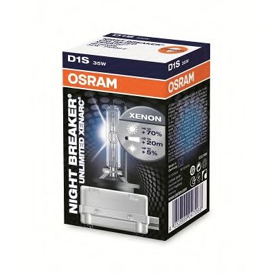 OSRAM - 66140XNB - Лампа ксеноновая D1S XENARC NIGHT BREAKER 85В, 35Вт, PK32d-2 (пр-во OSRAM)