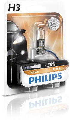 PHILIPS - 12336PRB1 - Лампа H3 12V 55W PK22s Premium 30% extra light упаковка блістер