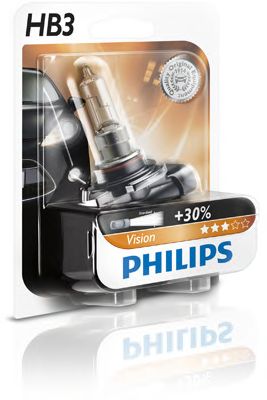 PHILIPS - 9005PRB1 - Лампа HB3 12V 60W P20D Premium 30% extra light упаковка блістер