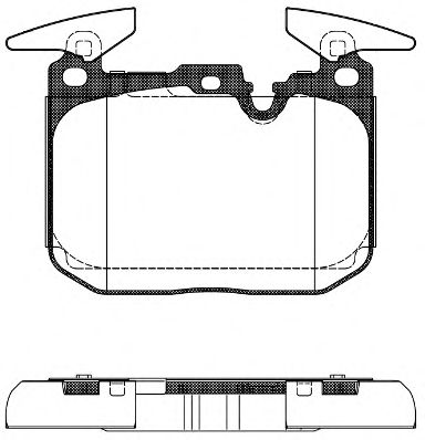 К-кт колодок  перед. BMW 4 Series (F36)/2 Series (F23)/2 Series (F22)/3 Series (F34)/4 Series (F32)/4 Series (F33)/3 Series (F31)/1 Series (F20)/1 Series (F21)/3 Series (F30) (11-17)