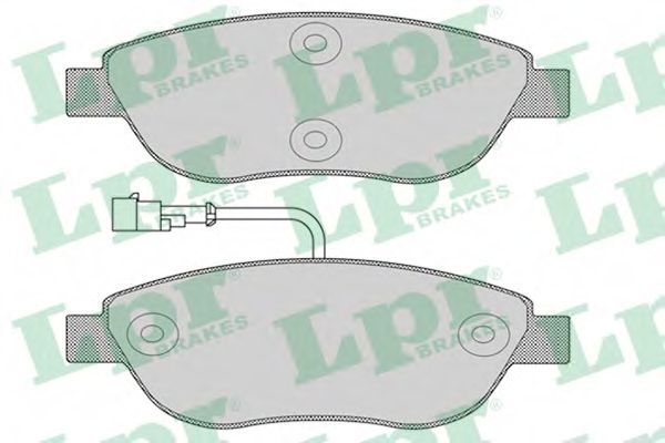 LPR - 05P1268 - Колодки Fiat Doblo/Stilo/Bravo 1,4-1,9 01->