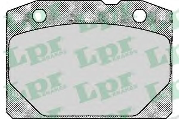 LPR - 05P127 - Гальмівнi колодки дисковi перед. ВАЗ/Lada 2108/2109