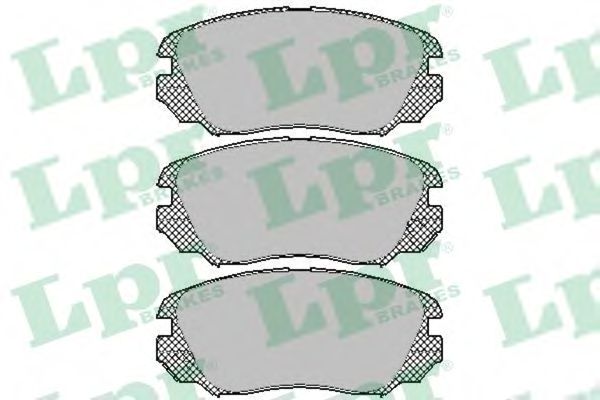 LPR - 05P1409 - Гальмівні колодки дискові перед. Opel Insignia Saab 9-5 1.4-2.0Cdti 07.08-