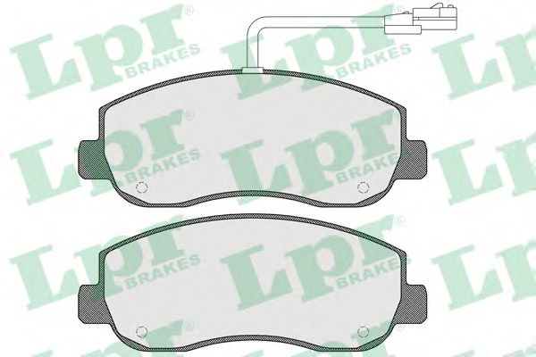LPR - 05P1579 - Гальмівні колодки дискові перед. Opel Movano Renault Master III 2.3Dci/2.3Cdti 05.10-