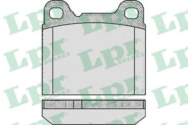 LPR - 05P362 - Гальмівні колодки зад. дискові Volvo S70/V70/850/940-960 -02