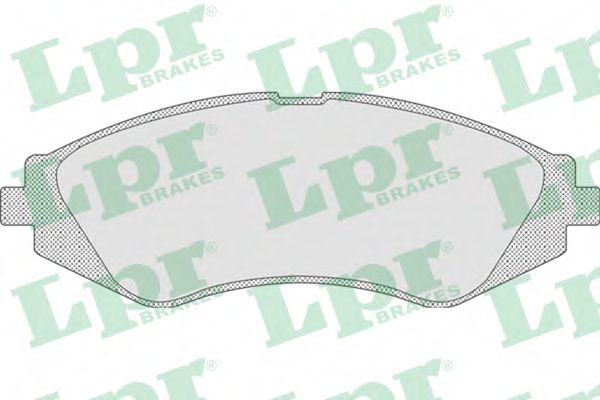 LPR - 05P710 - ="05P710  LPR - Гальмівні колодки до дисків (F, V)"