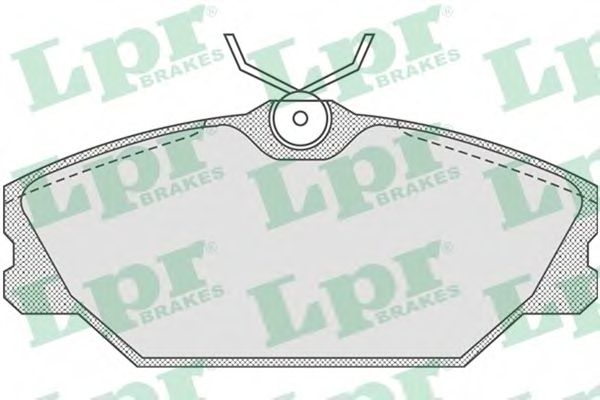 LPR - 05P816 - Колодки гальм. дискові перед. Renault Laguna I 93-01, Megane I 96-03, Safrane  96-00, Scenic I  99-03