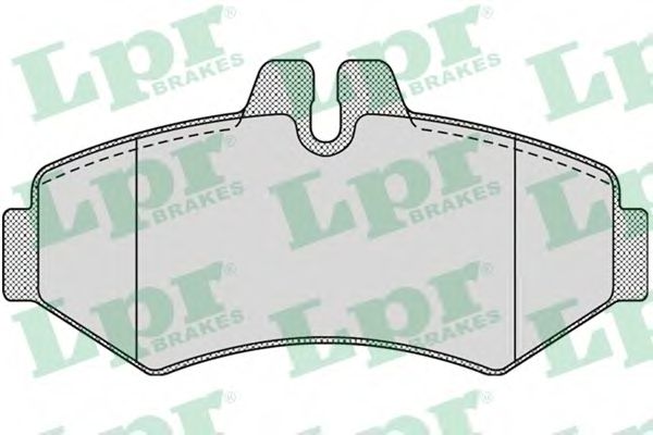 LPR - 05P956 - Гальмівні колодки дискові зад. DB/VW/Vario/Sprinter/VW LT