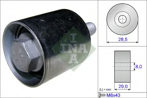 29x8x29 Ролик паска приводного OPEL/SAAB 2.0CDTI