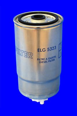 MECAFILTER - ELG5323 - Фільтр паливний Fiat Doblo 1.9JTD/2.0JTD/2.2JTD/PSA 2.0HDi/2.2HDI/2.8HDi