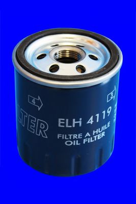 MECAFILTER - ELH4119 - Фільтр масляний Citroen/Fiat/Peugeot/Renault 1.9D/2.0HDI/2.5D/2.0 16V