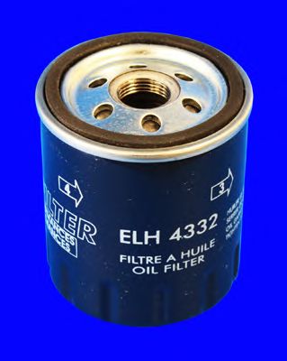 MECAFILTER - ELH4332 - Фільтр масляний Peugeot; Renault 1.7-2.0