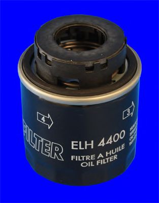 MECAFILTER - ELH4400 - Фільтр масляний Audi A1/A3 1.2-1.4TFSI 08-/Skoda Fabia, Octavia 1.2-1.4TSI, SuperB 1.4TSI08-