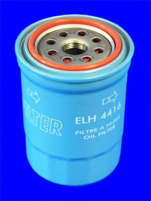 MECAFILTER - ELH4416 - Фільтр масляний Kia Sportage II 2.0CRDi 12/04-/Hyundai Accent/Getz1.5CRDI, Santa FE 2.0CRDI 03/03-