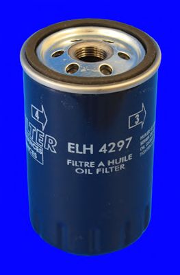 MECAFILTER - ELH4297 - Фільтр масляний VAG 1.6/1.8/2.0/2.6/2.8E V6 90-