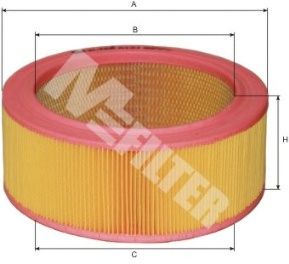 MFILTER - A 121 - Фильтр воздушный FORD TRANSIT (пр-во M-filter)