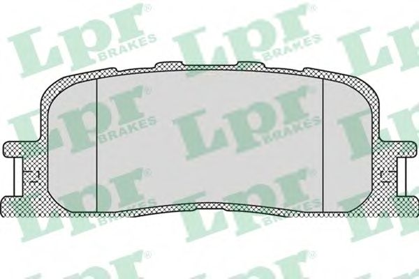 LPR - 05P1115 - Гальмівні колодки дискові зад. Toyota Camry 3.0/24V 00-