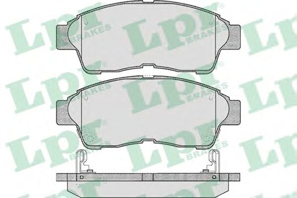 Гальмівні колодки дискові перед.Toyota Corolla/Camry/Ipsum/Picnic/RAV 4/Previa/Funcruiser/Celica/Carina/Corona (90-02)